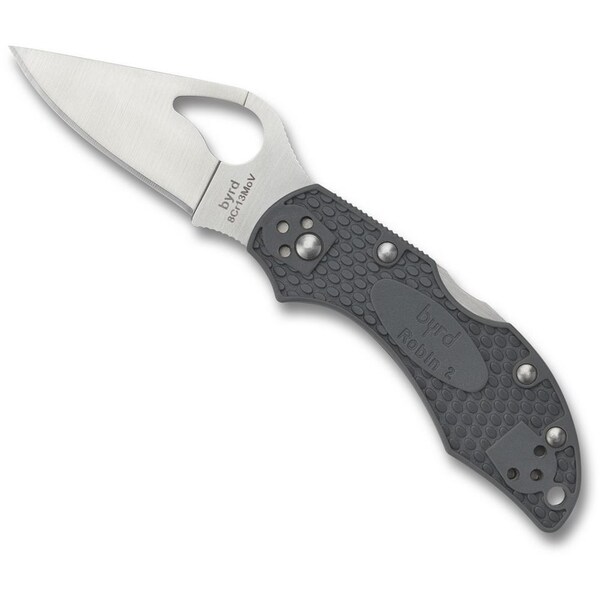 2023 Spyderco Robin 2 Lightweight Gray Plain